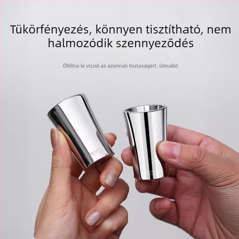 Clang 316 rozsdamentes acél szeszes ital pohár, 1–100 ml kapacitás, modern minimalista dizájn