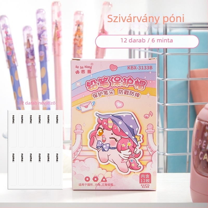 Kaba Bear műanyag ceruzakap – egyszemélyes csomagolás, ceruzákhoz