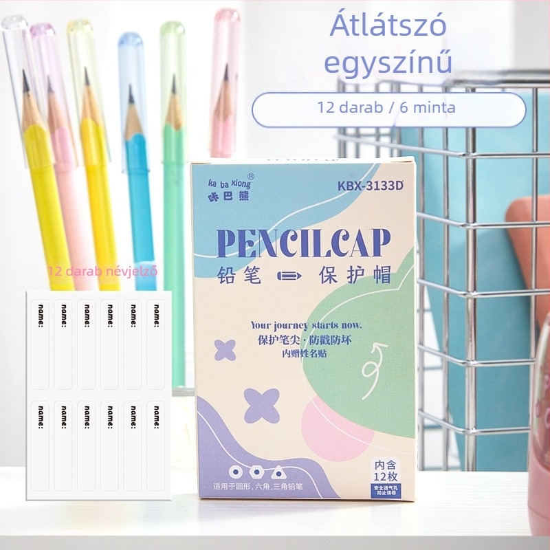 Kaba Bear műanyag ceruzakap – egyszemélyes csomagolás, ceruzákhoz