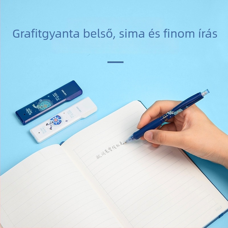 Deli SH205 grafit töltő mechanikus ceruzahoz, 0,5 mm, műanyag test