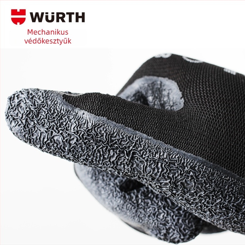 WURTH mechanikus vágásbiztos védőkesztyűk, nylonból, 20–25 cm hosszú, építőipar, mezőgazdaság, raktározás és járműipar számára