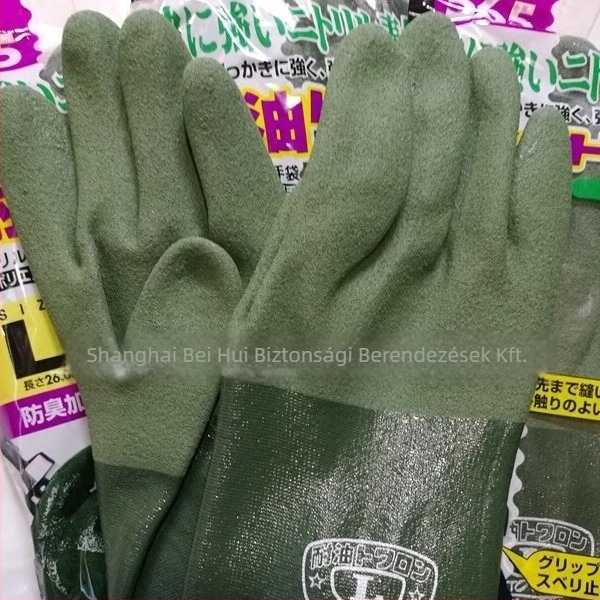 TOWA565 nitril kesztyűk: olajálló, csúszásmentes, vágásálló, vízálló, tiszta helyiséghez alkalmas