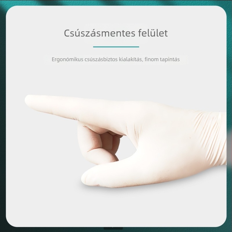 Beishu orvosi minőségű vágásbiztos, pormentes latex kesztyűk fogászati vizsgálatokhoz