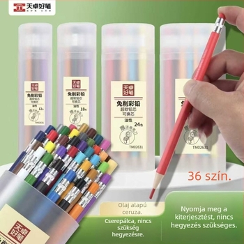 Tianzhuohao pen színes ceruzák, műanyag héj, hordozható