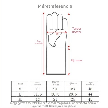 Hosszú kerti kesztyű érintőképernyővel – vágásvédett, kopásálló, metszeni és munkavédelemhez