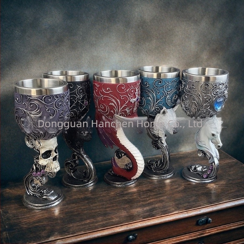 Rozsdamentes acélból készült boros pohár | retro amerikai stílusú zodiákus mintával | 101–200 ml kapacitás | testreszabható feldolgozás