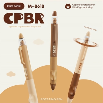 Mule 8618 töltő toll EF tollheggyel, műanyag tokozás, tintatartó tasakos rendszer, egyedi csomagolás kijelző dobozzal