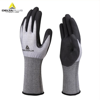 Deltaplus C-kosztályú anti-cut kesztyű nitril hab bevonattal, meghosszabbított csuklórész VENICUTC01