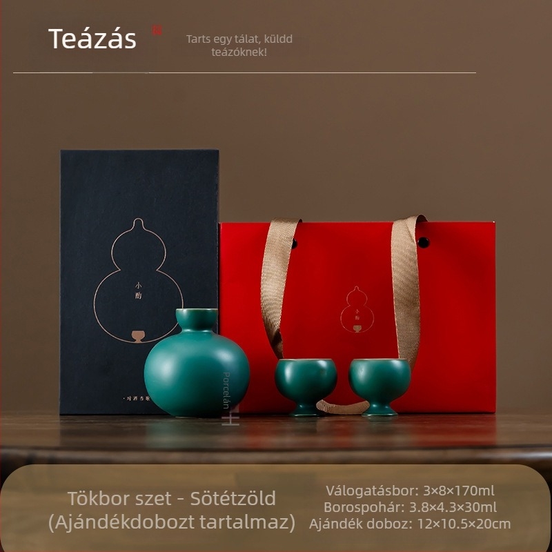 Kerámia bárkészlet, 3 darabos, retro stílusú könnyű luxussal, logónyomtatás elérhető