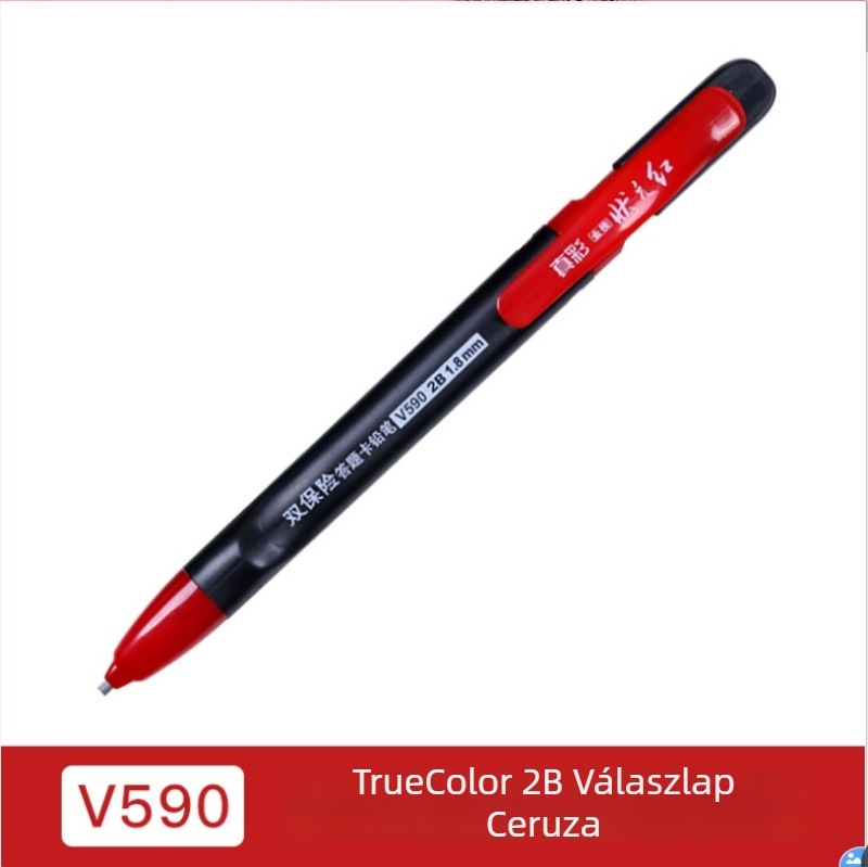 Mechanikus ceruza V590 vizsgalevelekhez, műanyag test, toló típusú, 12 db/doboz, Truecolor