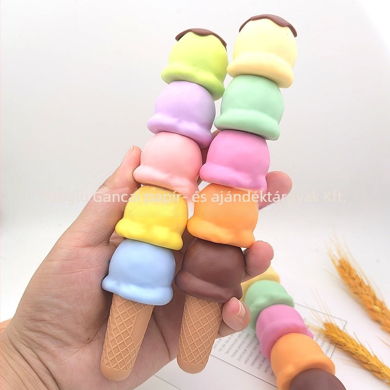 Fagylalt jelölő toll Thousand Colors QC-ice cream, műanyag burkolat, csomagolás: 30 db/tasak, 300 db/doboz