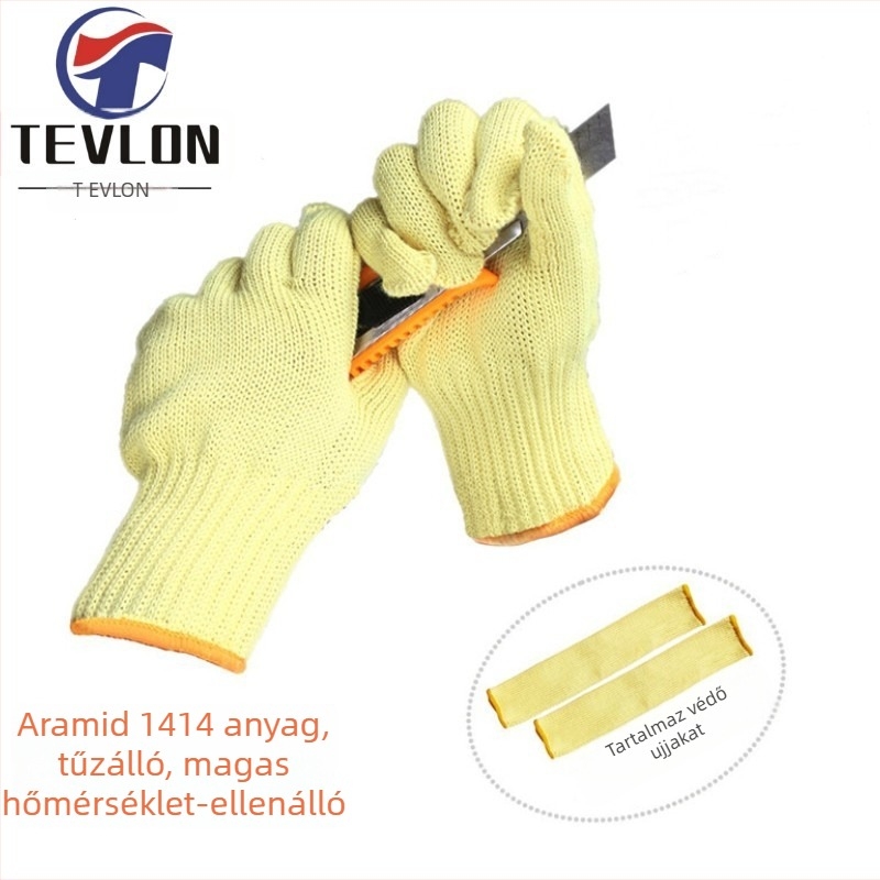 Tveron aramid kesztyűk magas hőmérsékleten