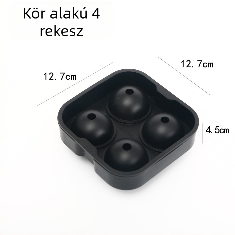 Whiskeyhez és koktélokhoz készült 15 üreges jégkocka forma — négyzet alakú jégkockák, műanyag, modern minimalist stílus, 0,1 kg