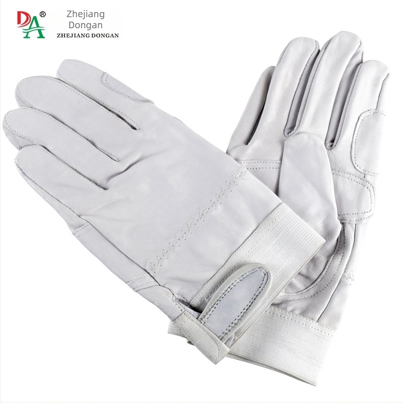 Juhbőr kesztyű tűzoltó-mentési feladatokra, kültéri munkára és hegymászatra, kopásálló, csúszásmentes, vágásálló