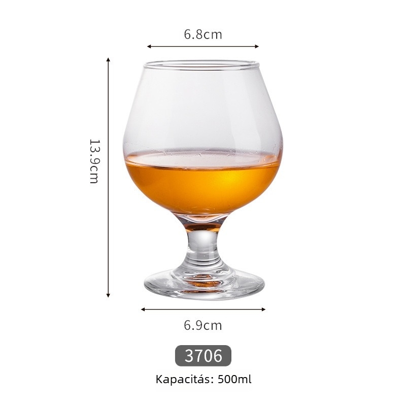 Whiskey pohár készlet, 2 db, 201-300 ml, üveg, modern egyszerű stílus, logó nyomtatás elérhető