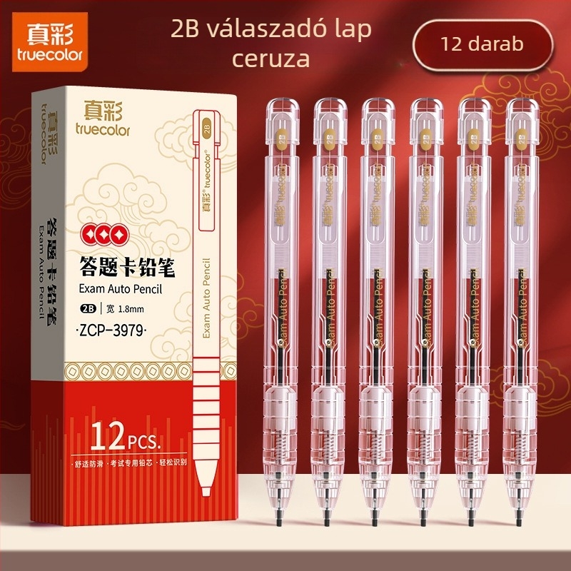 True Color 2B mechanikus ceruza válaszlapokhoz – vizsga készlet