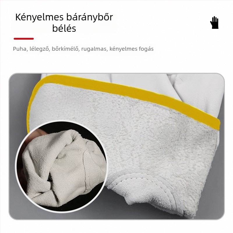 GHN011 Juhbőr hegesztő kesztyűk