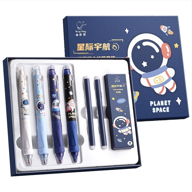 Törölhető gél toll diákoknak – nyomógombos működés, ST hegy, műanyag tokozás