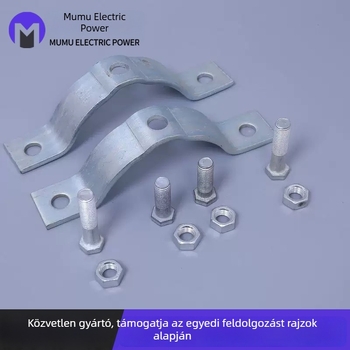 Galvanizált síkvas és acélhuzal rögzítő, elektromos és kommunikációs kábelezéshez