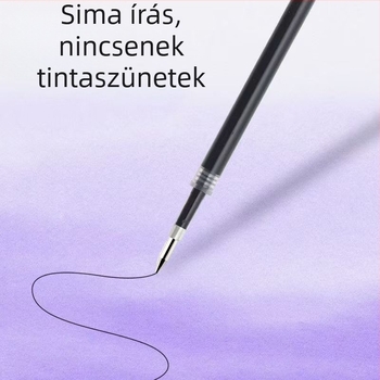 BOTH nyomógombos golyóstoll betét, fekete, 0,5 mm, kettős golyófej, nagy kapacitás