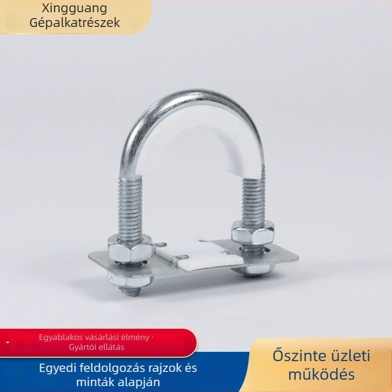 U-alakú csőbilincs, Ta-típusú szigetelt tengeri csővezetékhez, műanyag bevonattal és PTFE bélés