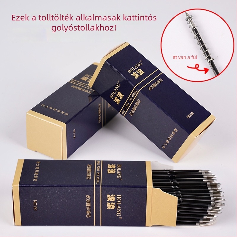 Golyóstoll betét 0,7 mm, Wave, modell B085, műanyag, íráshoz