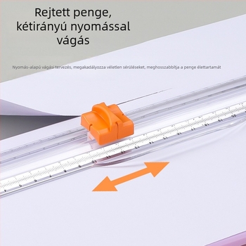 A4 Papírvágó SF-1254, műanyagból, papírok vágására