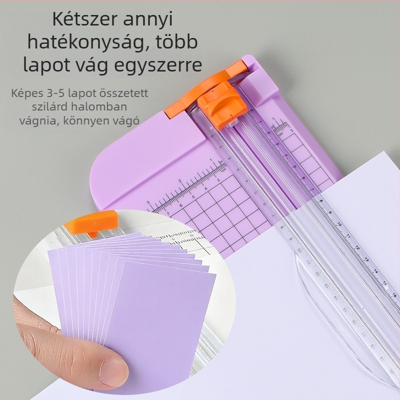 A4 Papírvágó SF-1254, műanyagból, papírok vágására