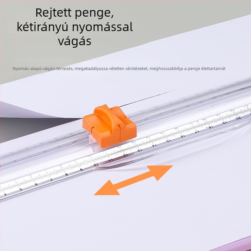 A4 Papírvágó SF-1254, műanyagból, papírok vágására