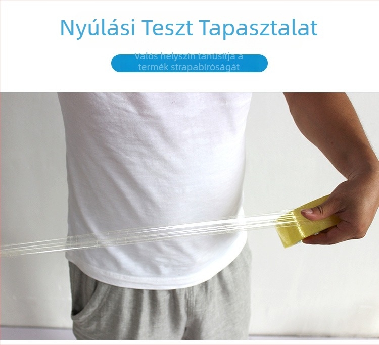 Dobozzáró gépekhez csomagoló szalag | BOPP alapanyag | 52 μm vastagság | környezetbarát ragasztó