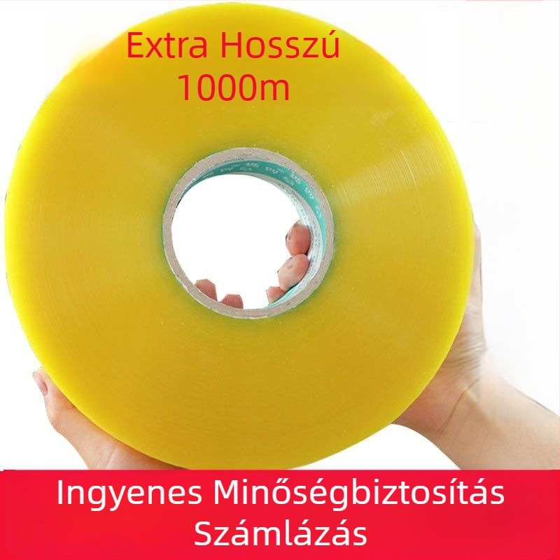 Dobozzáró gépekhez csomagoló szalag | BOPP alapanyag | 52 μm vastagság | környezetbarát ragasztó