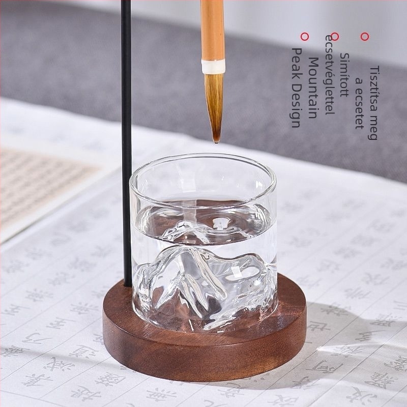 Fém multifunkcionális toll- és ecsettartó akasztóval (logó nyomtatás nélkül, testreszabás nélkül)