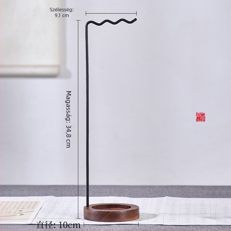 Fém multifunkcionális toll- és ecsettartó akasztóval (logó nyomtatás nélkül, testreszabás nélkül)