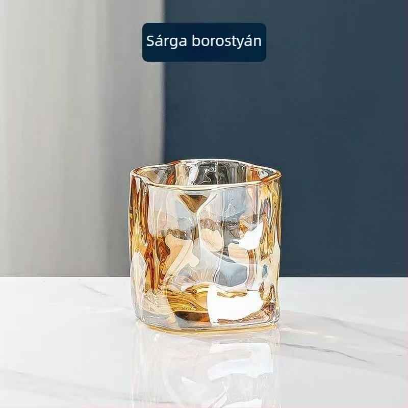 Whiskey-üveg készlet, üveg anyagból, kapacitás 101-200 ml, japán stílus, elszíneződés, papírdobozos csomagolás.