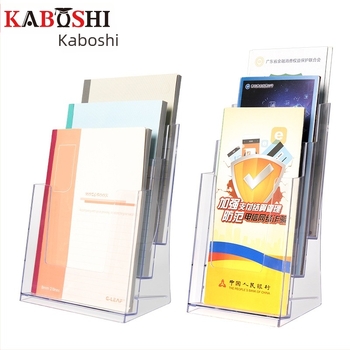 Kaboss akril asztali adatrendező kijelző állvány - többrétegű katalógus- és szórólap-tartó