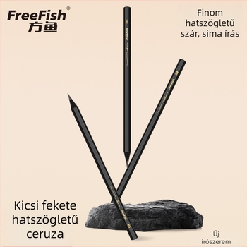 Fekete hatszögletű fa ceruza HB/2B írásra, házi feladat és skicceléshez