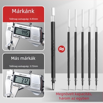Deli S766 Fekete refill zselés tollhoz, 1.0 mm golyófej