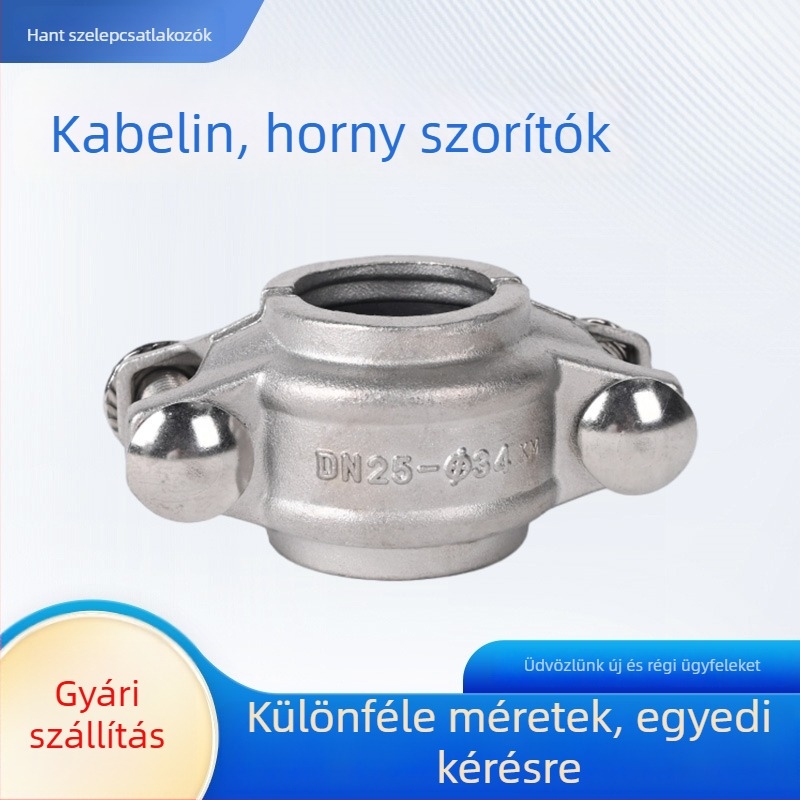 304 rozsdamentes acél groove clamp fitting – Hunt, hardver kiegészítők