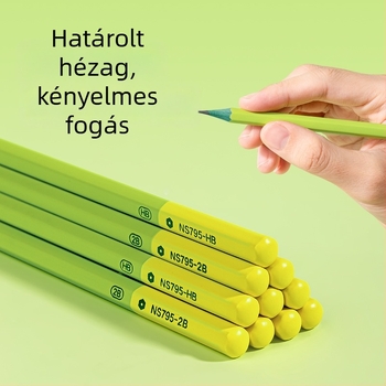 Fából készült HB/2B ceruza – általános iskolások számára, írásra és rajzra (Márka: Deli; Grafit: HB/2B; Anyag: Fa; Használat: Írás és rajz)