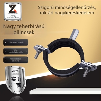 Nagy teherbírású csőkötegelő gumírozott belsővel