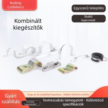 Erősített csőbilincs és feszített csőbilincs – kombinált bilincs-kiegészítők, Ruilong márka, széles körű alkalmazás