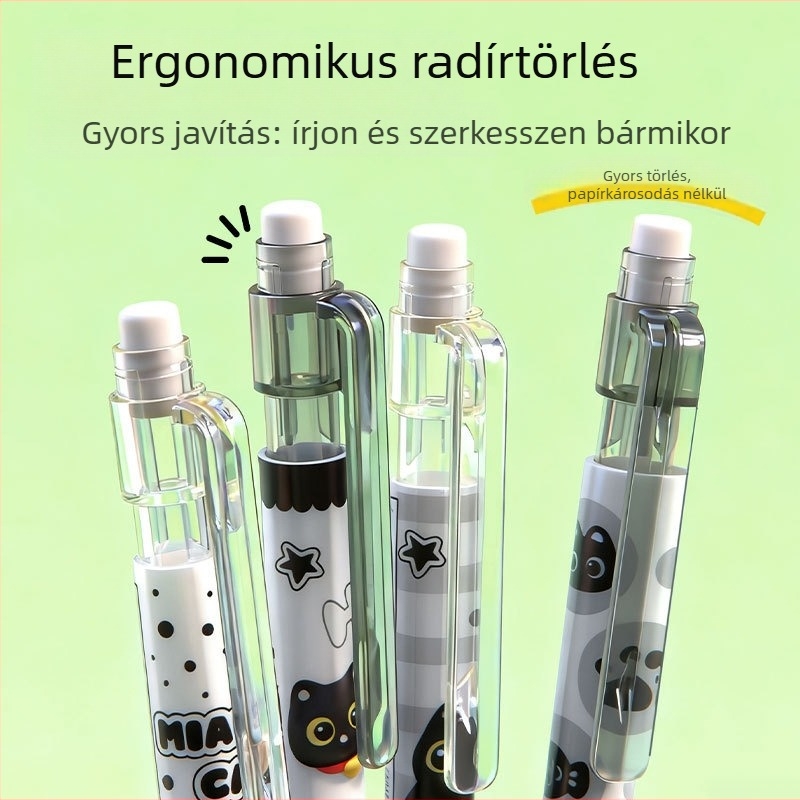 Mechanikus ceruza Zxb019, visszahúzható mechanizmussal, műanyag test