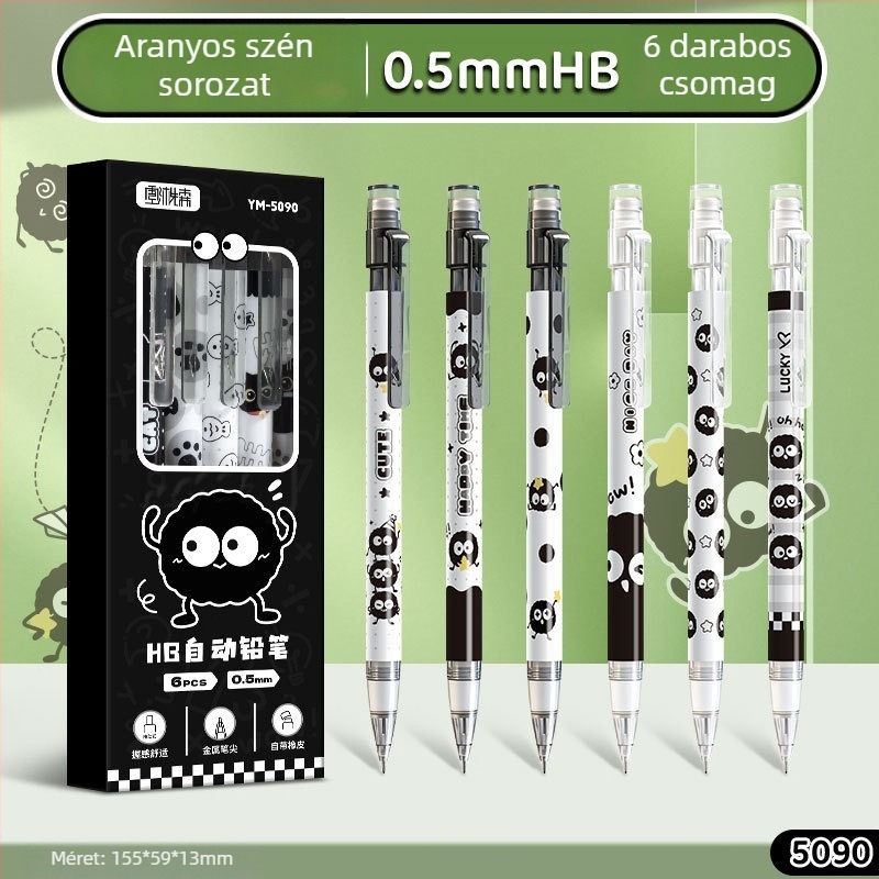 Mechanikus ceruza Zxb019, visszahúzható mechanizmussal, műanyag test