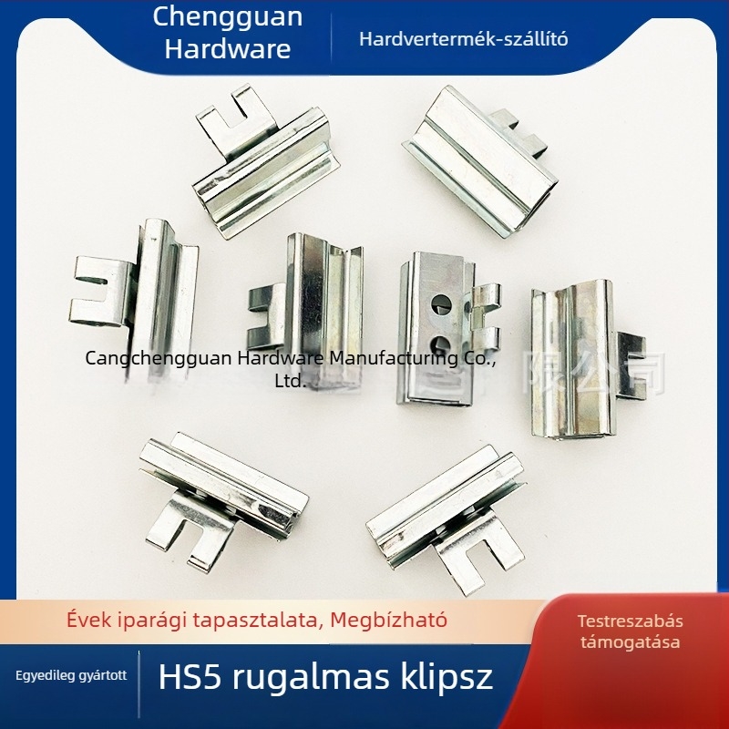 Rugalmas csiptető, V-formájú rozsdamentes acél csat, mangán acéllemez préselt alkatrészek, csúszásmentes rögzítő, testreszabható átmérő, Sincerity Crown márka