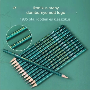 Fából készült ceruza, 2B grafitmaggal, 12 darabos csomag, íráshoz és vizsgákhoz