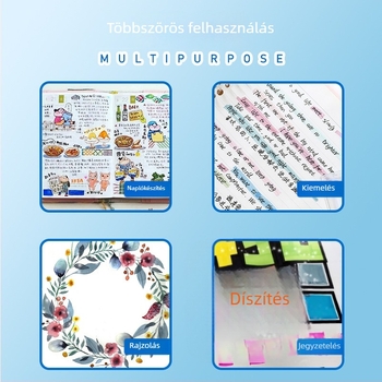 Jumeng kiemelő tollkészlet JM-0011, műanyag tok, dobozos csomagolás, egyoldalas