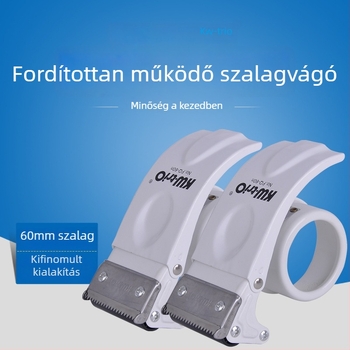 Kézi fém szalagvágó és doboz-záró, modell FQ-60N, márka Can be excellent, tömeg 220 g