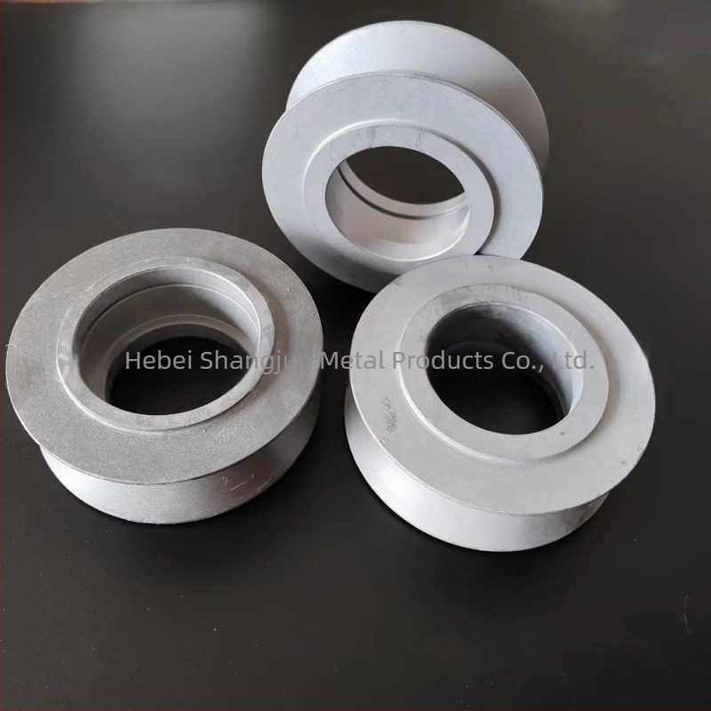 Alumínium görgő V- és U- alakú és csapágyas kerekekkel, húzó kötéles hajtás, ipari görgő rendszer csúszóajtókhoz és körkörös sínhez — Shang Jun