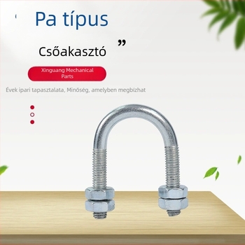 Galvanizált U-alakú csőbilincs PA-típusú csőhorgony, rozsdamentes acél