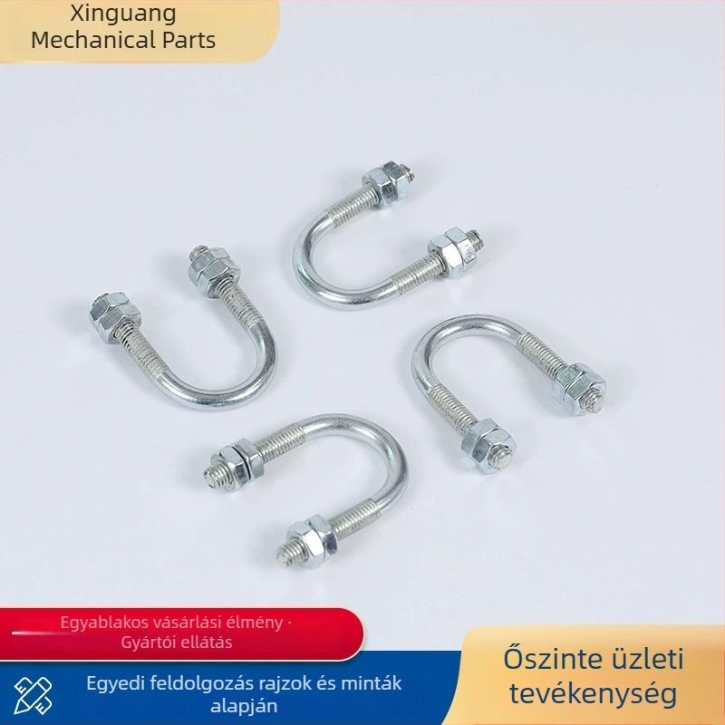 Galvanizált U-alakú csőbilincs PA-típusú csőhorgony, rozsdamentes acél